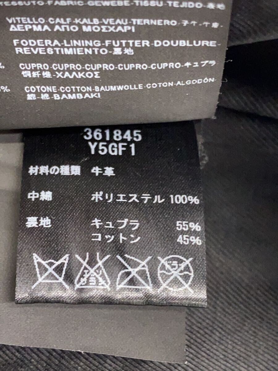 GIACCA PELLE SAINT LAURENT 2014 EDY BLUSON 44 MUCCA NERA NERA BLU 361845Y5GF1 usata