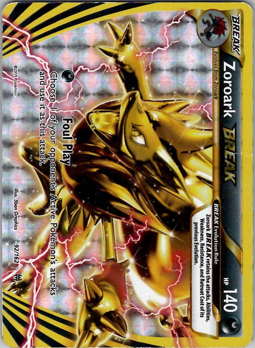 Zoroark BREAK XY - BREAKthrough 92/162 Holo MP