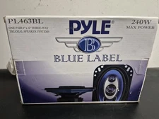 Pyle Blue Label PL463BL Car Speakers 240W Peak Triaxial Audio Systems - K6