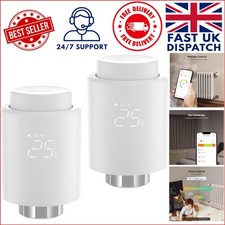 Smart Home Ready Zigbee Radiator Valves - 2 Pack for Easy Installation & Savings