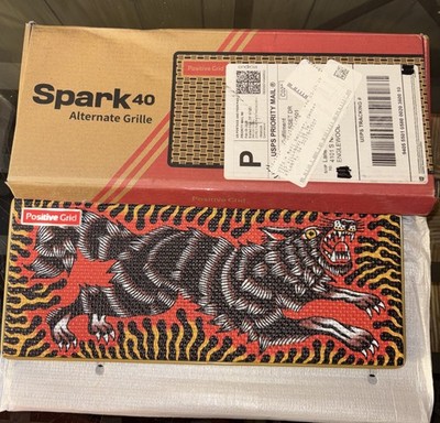 Positive Grid Spark 40 Alternate Grille, Wolfe, Uniquely Inked, Spark x You