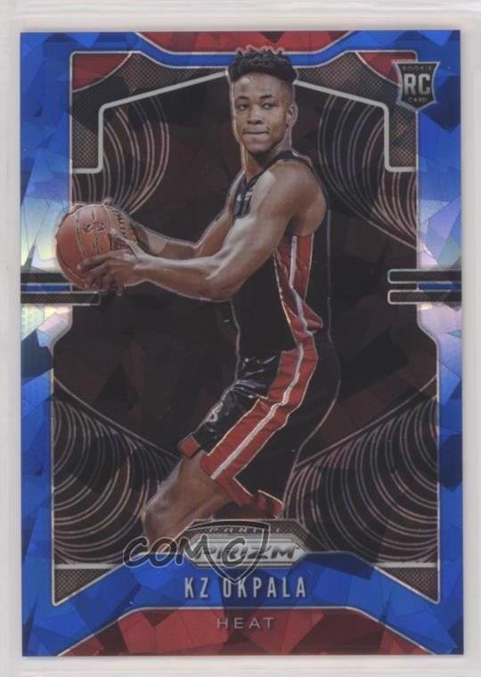 2019-20 Panini Prizm Rookie Blue Ice Prizm 99/99 KZ Okpala #275 Rookie RC 1f7d