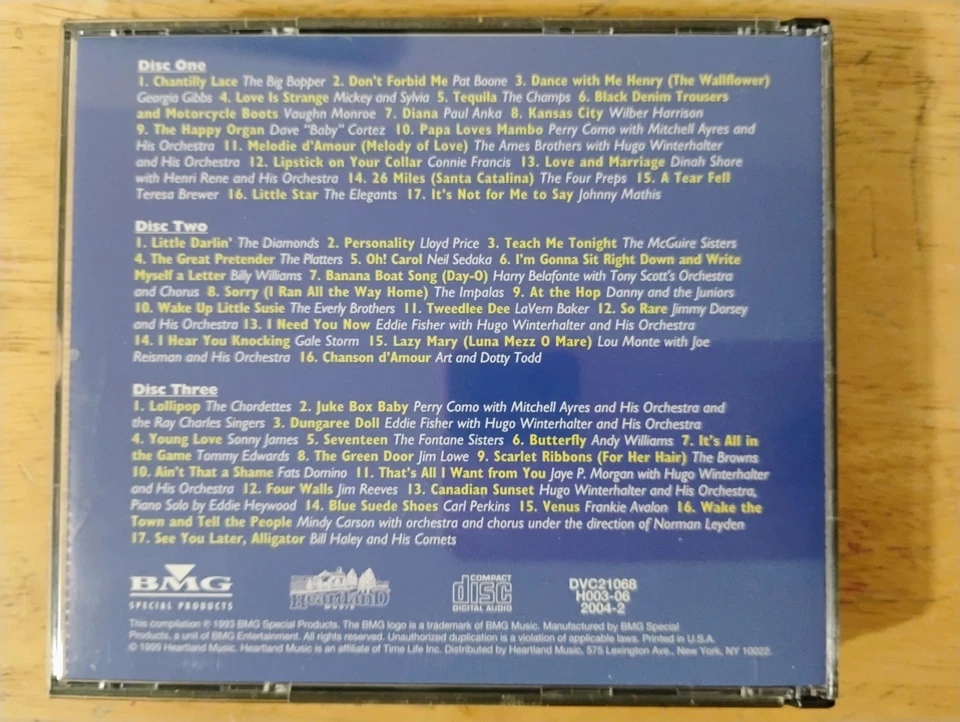 The Fabulous Fifties Music CDs ft Various Artists [VERY GOOD CD] 1950s Pop Music Foto 4 de 4