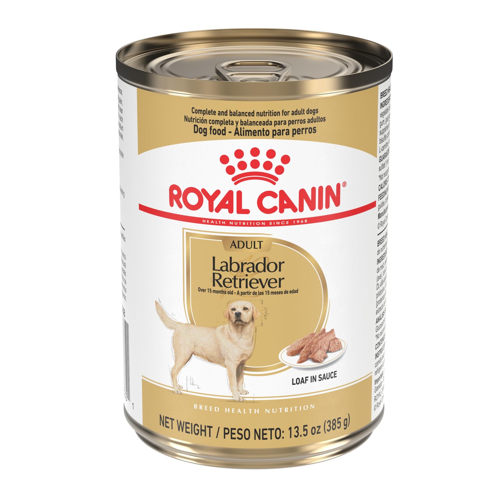 Royal Canin Breed Health Nutrition Labrador Retriever Adult Loaf in Sauce Dog