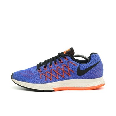 Nike Damen Pegasus 32 Sportschuhe Blau/Orange Mesh Low-Top Zoom Laufschuhe EU 41
