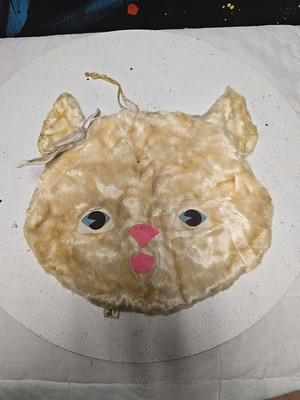 Vintage Master Industries Cat Pillow Cover