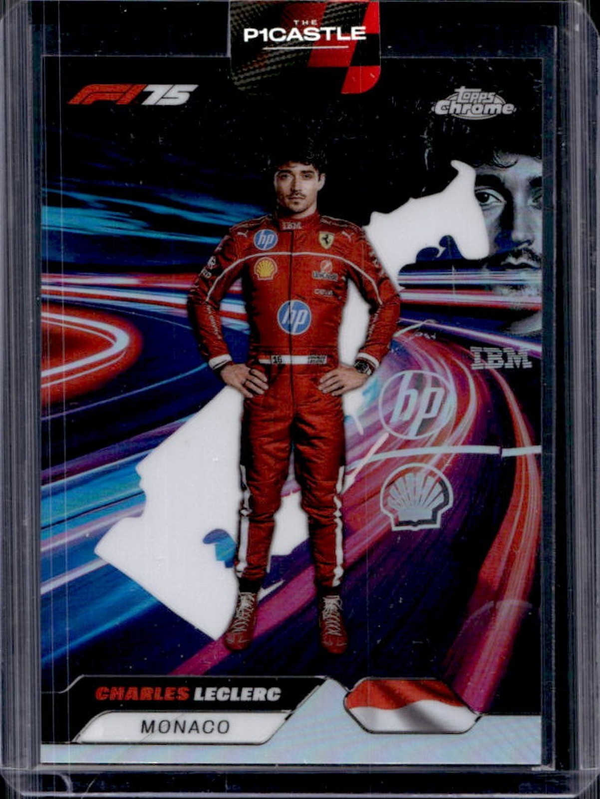 2025 Topps Chrome F1 Charles Leclerc Neon Nations #NN-2