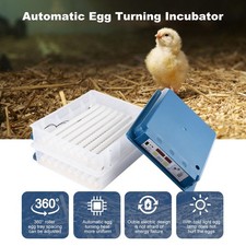 Egg Incubator Incubators for Hatching Eggs Auto Turning 120 Eggs