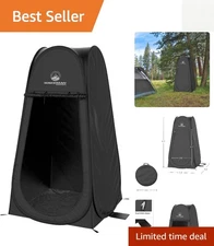 Convenient Pop-Up Shower Tent - Instant Outdoor Privacy for Camping & Tailgating