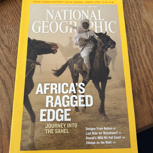 National Geographic Magazine - April 2008 The Sahel Biomimetics India Rickshaws - Picture 1 of 3