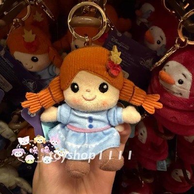2025 Disney World of Frozen Elsa Anna olaf snowman Plush keychain