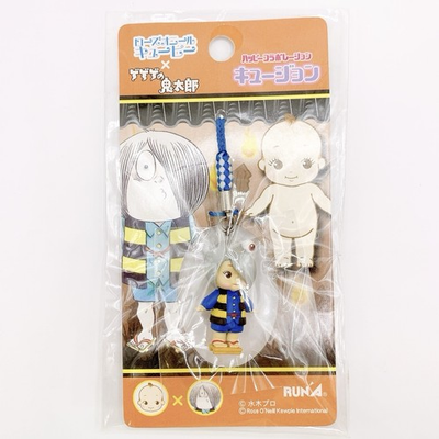 #ad Gegege no Kitaro × QP Kewpie Rose O#x27;Neill Kew John Netsuke Mascot Figure Strap $26.10