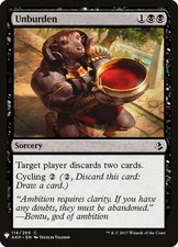 x1 Unburden - Mystery Booster - NM - MTG