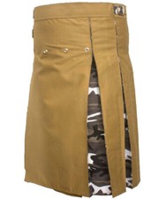 New Great Scottish Deluxe Hybrid Kilt For Men