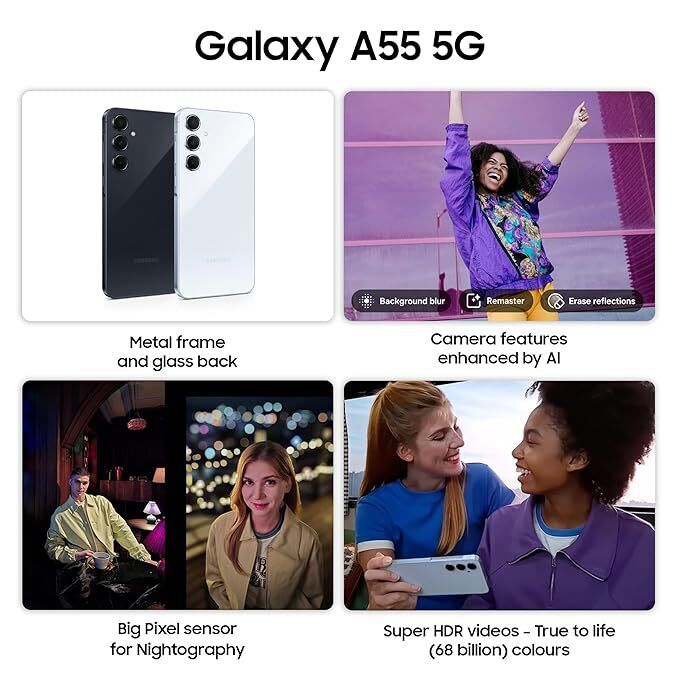 Samsung Galaxy A55 5G (12GB RAM, 256GB Storage). | eBay Samsung Galaxy A55 5G (12GB RAM, 256GB Storage). | eBay
