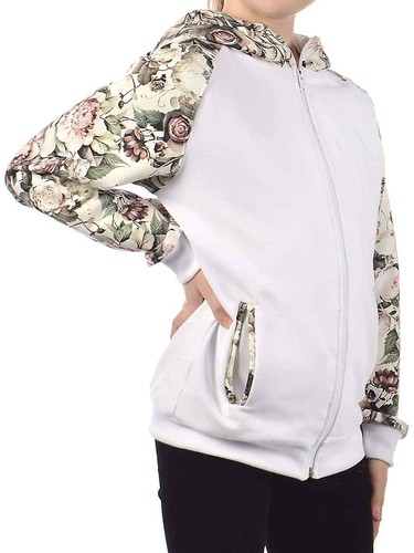 Girls Hooded Pullover Sweatjacke Hoodie Sweater Children 30329 - Picture 7 of 41