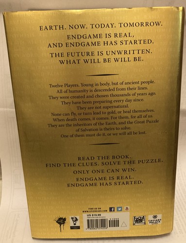 Endgame the Calling, a Novel, by James Frey, Signed Copy - Picture 2 of 3