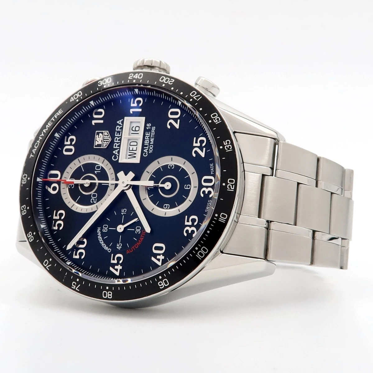 TAG Heuer Carrera Calibre 16 Chronograph Black Dial 43MM Automatic