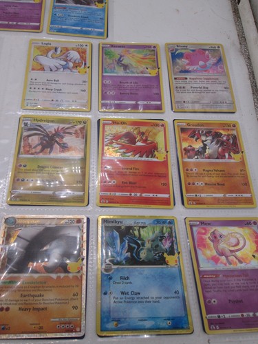 Lotto di 54 carte ologramma Pokemon lamina olografica --2020-2021 lotto #2 - Foto 4 di 7