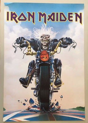 IRON MAIDEN,EDDIE RIDING THE BIKE,MEGA 