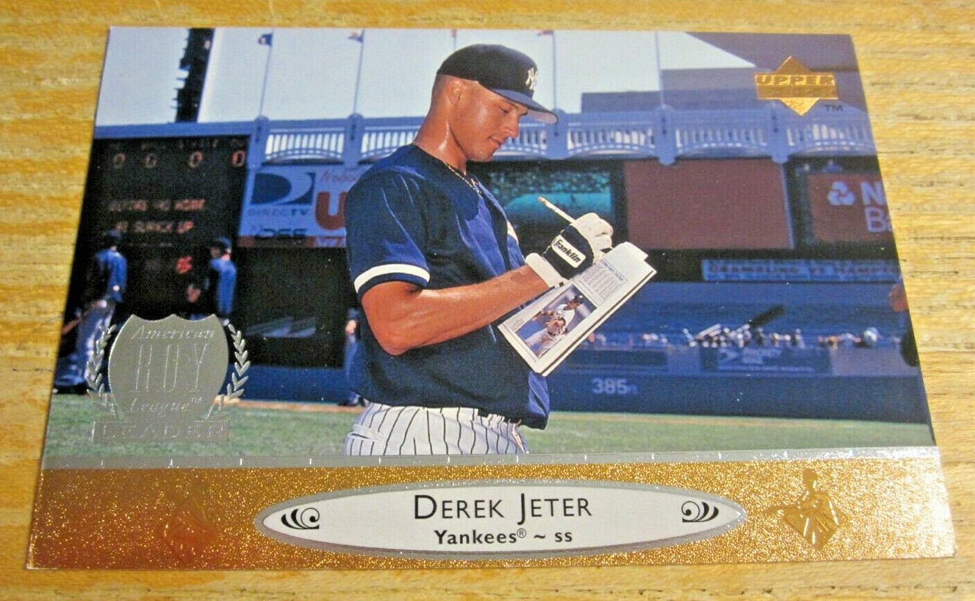 Derek Jeter 1997 Upper Deck 1996 Award Winner Jumbos #18 Card MLB Yankees