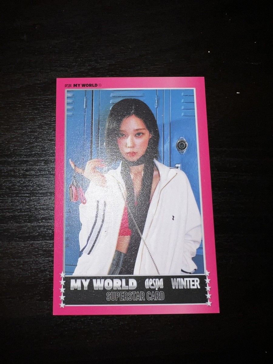 aespa my world postcard book カリナ aespa my world