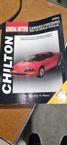 Chilton (28284) General Motors 1993-02 Repair Manual CAMARO/FIREBIRD - Photo 1/1
