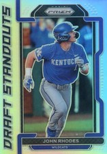2021 PANINI PRIZM DRAFT SILVER INSERT ROOKIE STANDOUTS JOHN RHODES 
