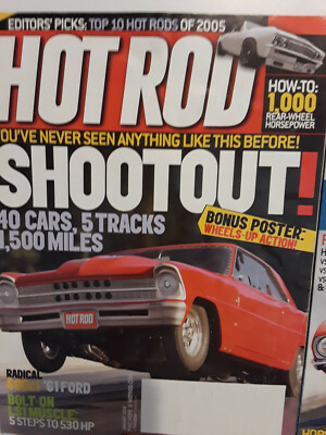 HOT ROD MAGAZINE Lot of 7, Jan 03 - July + Nov 04 - Jan + Dec 06
