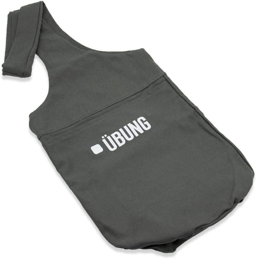 UBUNG Yoga Kit Bag with Large and Small Pockets Long Strap Fits Most Sizes Grey