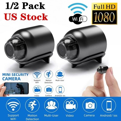Mini Camara Oculta De Seguridad Espia WiFi HD 1080P Para Casa  Con Audio y Video