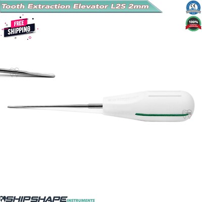 Dental Luxating Elevator Oral Surgery Tooth Loosening Surgcal Extraction L2S-2mm