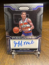 Jeff Malone 2021-22 Panini Prizm Penmanship #PM-JML Auto 