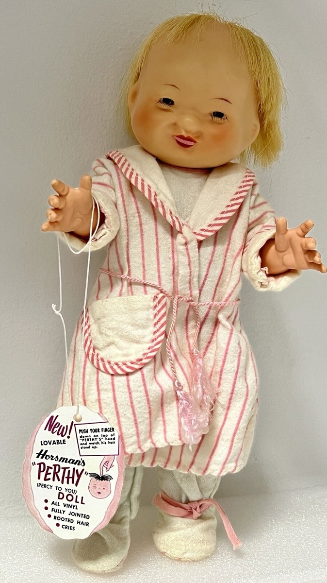 1958 PERTHY / PERCY Li'l Happy Fella~ Asian Horsman Doll