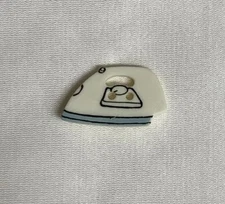 Iron Plastic Button -1" - Dill Buttons Brand - Set of 2