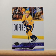 2023-24 Upper Deck Series 1 Hockey Spencer Stastney base Young Guns card # 238