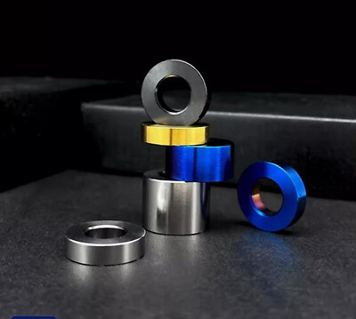 #ad M10 Titanium Alloy gasket big radiation caliper 5mm amp;15mm Heightening spacer $93.57