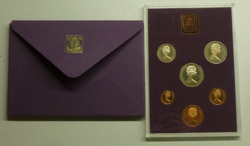 UK Official Royal Mint Proof Coin Year sets 1971 - 1982 Flat Pack type see menu - Picture 21 of 25