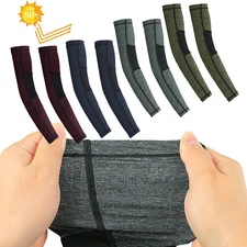 Breathable Sports Arm Sleeves Summer Cooling Arm Sleeves for Men & Women
