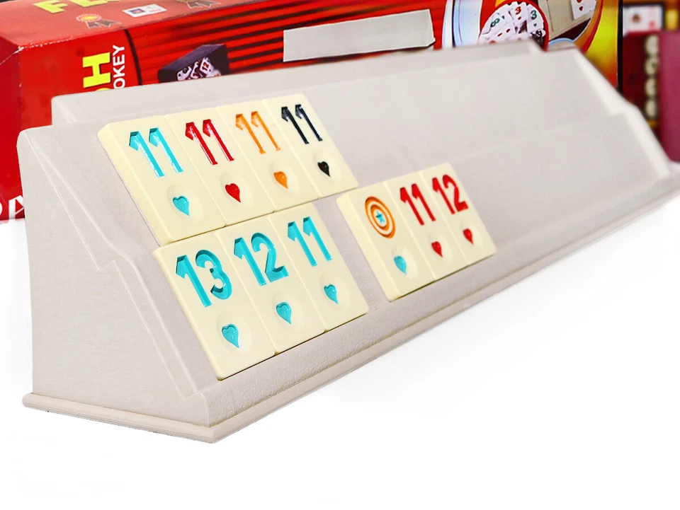 Original Rummy / Okey from Plastic with Melamine Stones Plastic Okey Set / Flash - Image 3 of 4