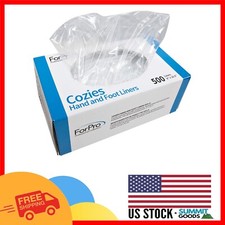 Cozies Professional Paraffin Wax Hand and Foot Liners, 500-Count for Spa Quality