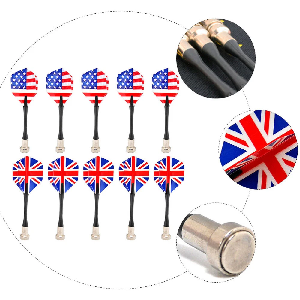10PCS Magnetic Darts Dart Board Replacement Parts Dartboard Parts Replacement