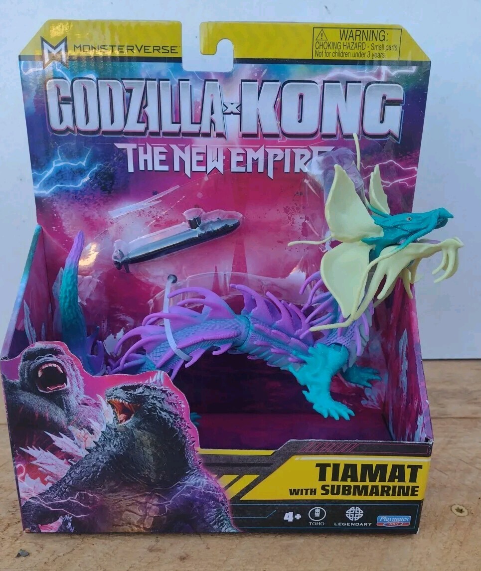 2024 Playmates Godzilla X Kong Monsterverse TIAMAT With Submarine