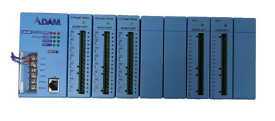 ADAM Advantech Data Acquisition Module 5510EKW/TP w/ 5x ADAM-509 8 Power Relays