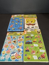 2006 Nickelodeon Viacom Spongebob Stickers Four 4 Packages NISP