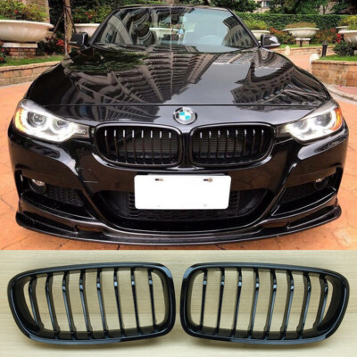 Shiny Black For Bmw F30 F31 Front Grille Grill 328i 335i 316d 318d 3d Ebay