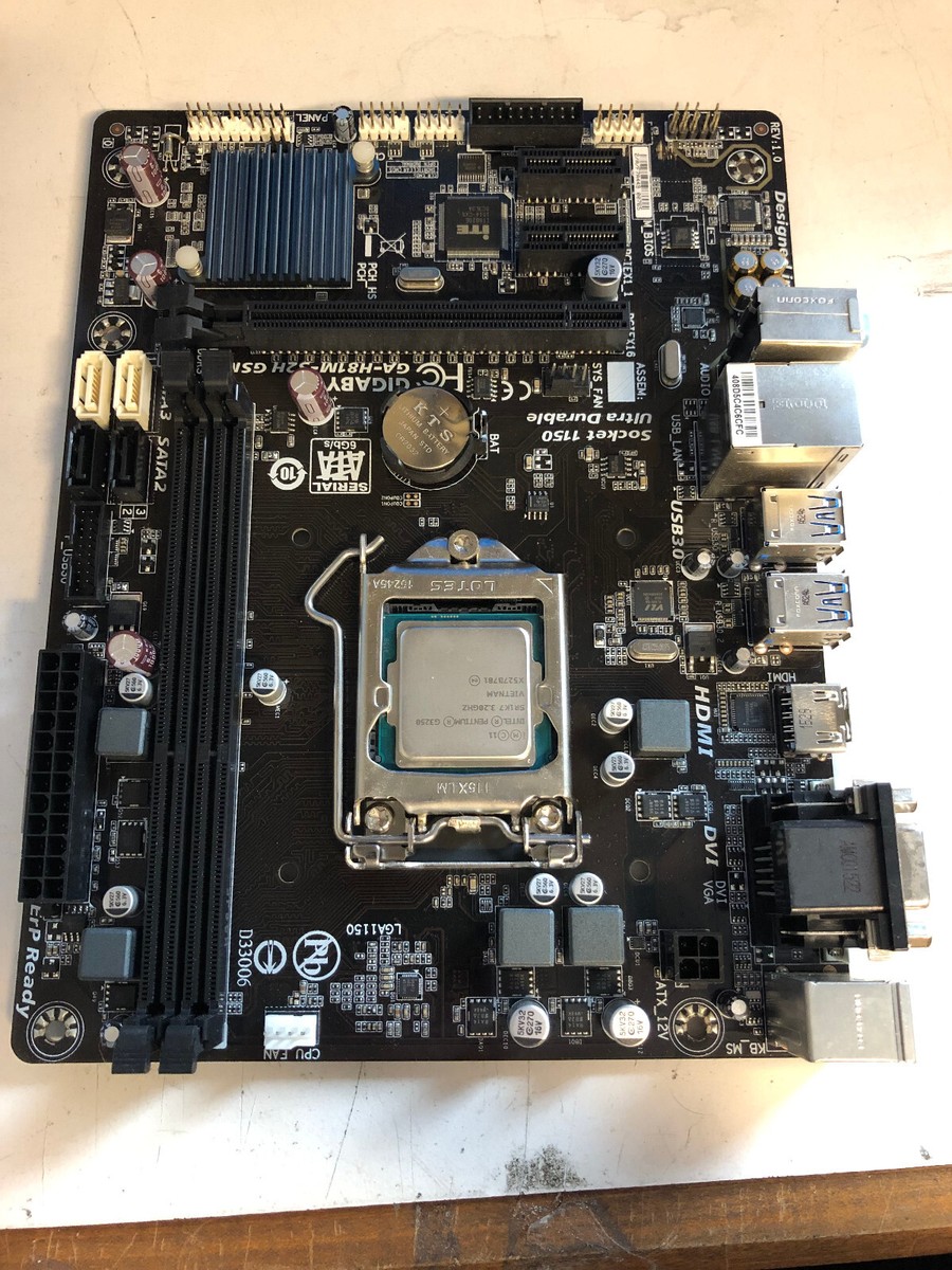 FOR GIGABYTE GA-H81M-S1 H81 LGA1150 16G Motherboard-TESTED - Main Image