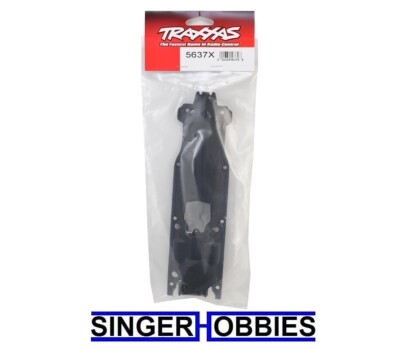 Traxxas 5637x Skidplate, transmission, nylon (black)/ cover NEW TRA5637x TRA1 