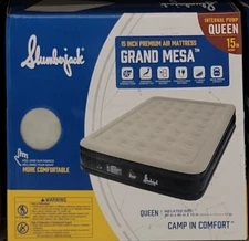 SlumberJack Grand Mesa Premium Air Mattress 15 in Queen Internal Pump