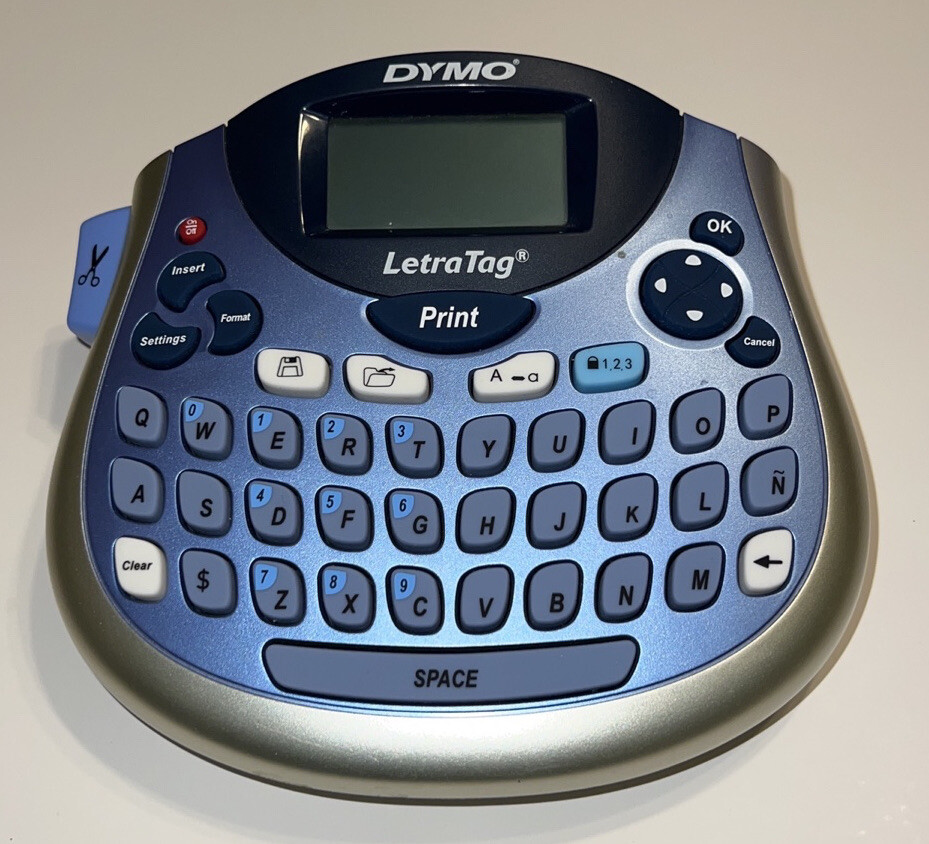 DYMO LetraTag Cordless Label Maker with Calculator Keyboard and Typewriter Function  